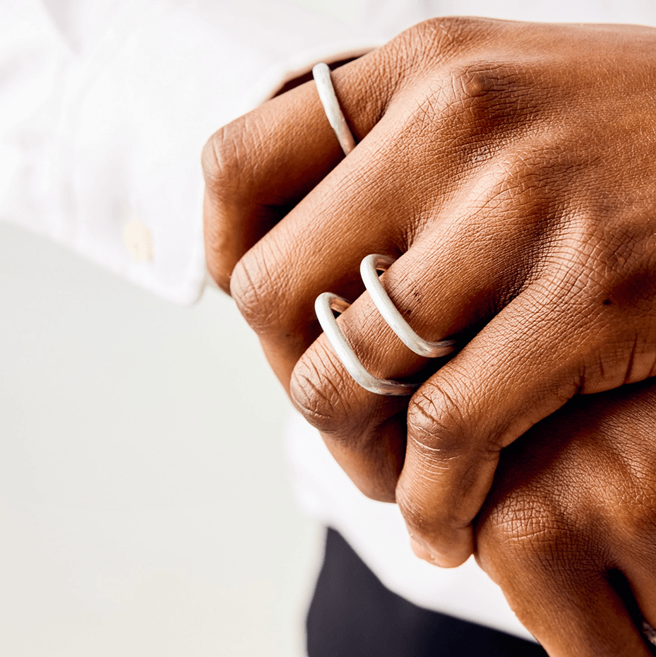 Steel Duo Rings